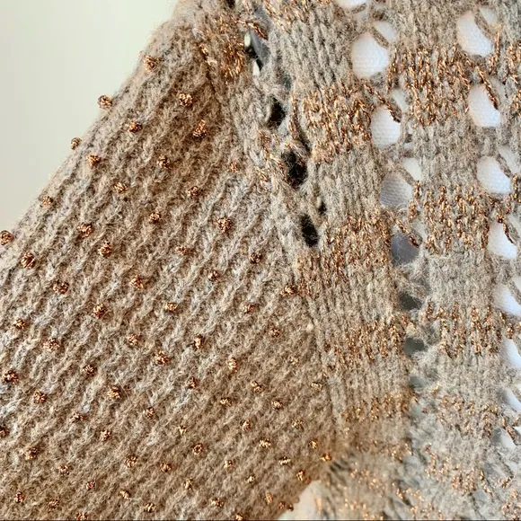 ANTHROPOLOGIE - Lambswool Double Breasted Cardigan