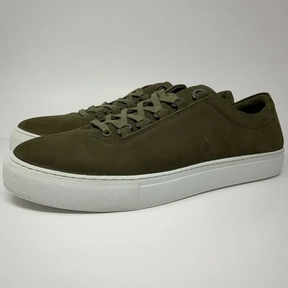 K-Swiss Mens Sneaker Shoes Green Lace Up Low Top