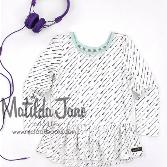 Matilda Jane Keeping Aim Arrow Top NWT SZ 8