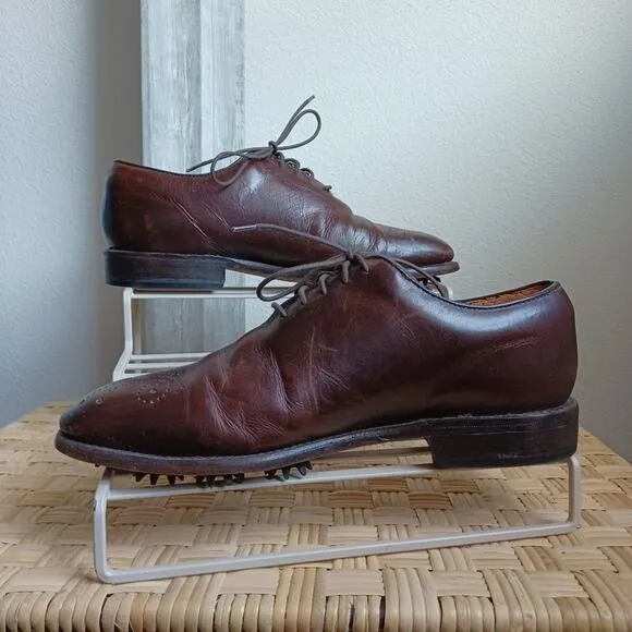 Vintage Justin Golf Shoes Dark Brown MenS
